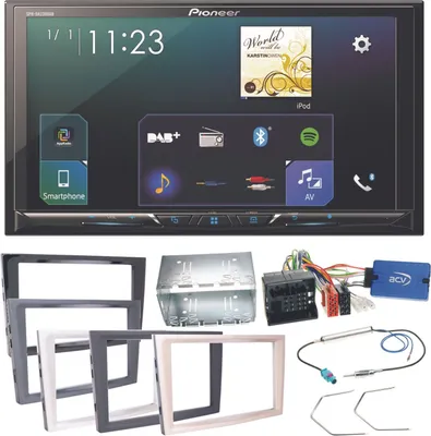 Produktbild von Pioneer SPH-DA230DAB Bluetooth Einbauset für Opel Astra H Corsa D Zafira B Antara