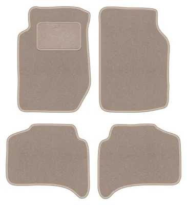 Immagine prodotto di Tappetini in moquette per Kia Sportage I 1995-2004 (SUV) – set 4 pezzi, beige, su misura – Wielganizator LUX