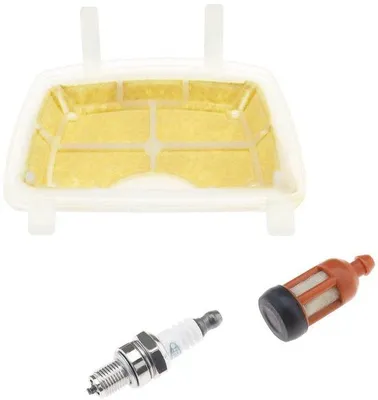 Produktbild von Set of 3 Air Filter Spark Plug Kit 11391201602 für Motorsägen Accessoires, geeignet für Stihl MS171 MS181 MS211 Motorsäge Öl und Kraftstoff Filter Teile