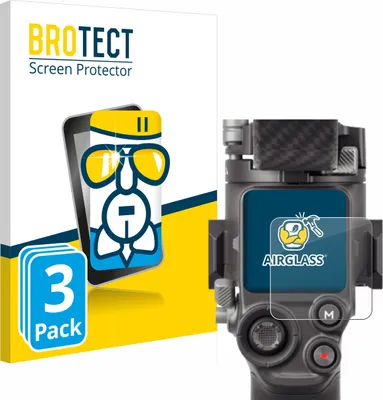 Produktbild von 3x BROTECT Schutzglas für DJI RS 4 Schutzfolie Panzer Folie Glas Display Schutz klar