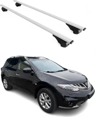 Imagen del producto de Barras de techo transversales para Nissan Murano, modelos 2008-2015, color plateado