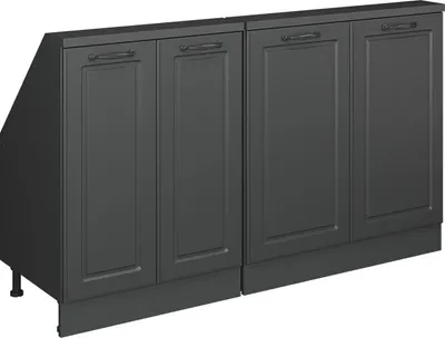 Produktbild von Dachschrägenschrank-Set Vicco Rion Anthrazit Landhaus 2er Set, Model 55988