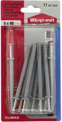 Obrázok produktu pre Univerzálna hmoždinka 6x80mm 11ks