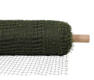 Image de Filet de protection en rouleau, renforcé par des fils, 75 × 2 m, vert olive