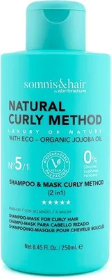 Obrázek produktu pro Natural Curly Method 2 v 1 šampon a maska na vlasy 250ml