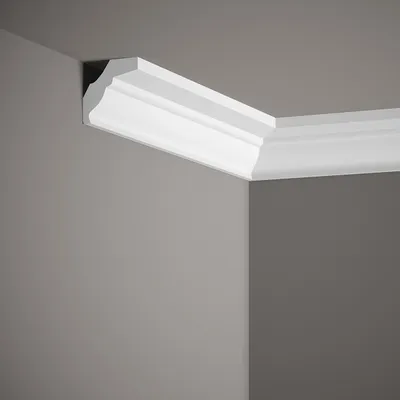 Produktbild von Mardom Deckenleiste MDB174 Profoam 52 x 49 x 2000 mm Weiß Stuckleiste Zierlich