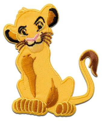 Obrázek produktu pro Disney © The Lion King Simba animal - nášivka, nažehlovačka, nažehlovačka, nášivka, nášivka, nažehlovačka, velikost: 7,8 x 6,2 cm