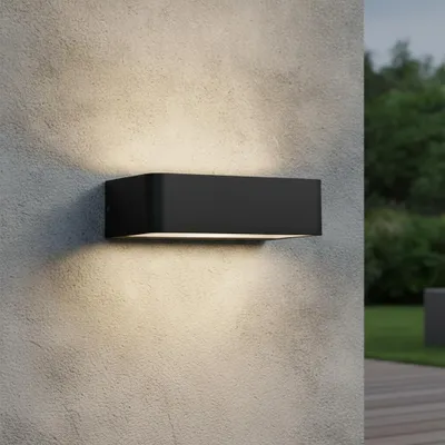 Productafbeelding van Solar wandlamp Videno antraciet, AI-gegenereerde afbeelding