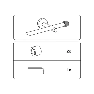 Produktbild von Gardinia Endkappe für Ø 16 mm messing-antik 1,8 cm