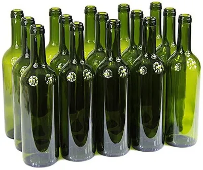 Image de Bouteille de vin en verre de 750 ml, avec ou sans bouchon