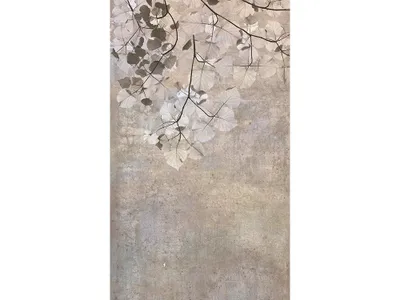 Produktbild von Fototapete - Beige Leaves Abstract 150x250cm - Vliestapete