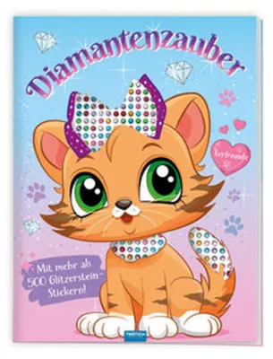 Produktbild von TRÖTSCH - Stickermalbuch Diamantenzauber Tierfreunde