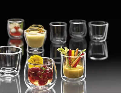 Zdjęcie produktu dla Kubek termiczny z podwójnymi ściankami 115 ml, 2 sztuki, Luigi Bormioli