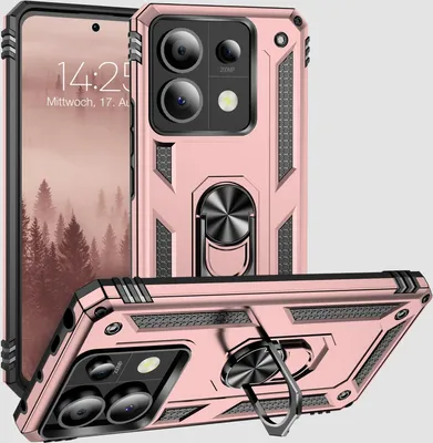 Produktbild von Armor Outdoor Handyhülle für Xiaomi Redmi Note 13 Pro 5G Handy Panzer Case Cover Schutzhülle Farbe: Rosegold