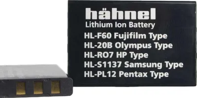 Immagine prodotto di Hahnel HL-F60 per fotocamera digitale Fujifilm, 1200 mAh, 3,7 V, ioni di litio (Li-ion)