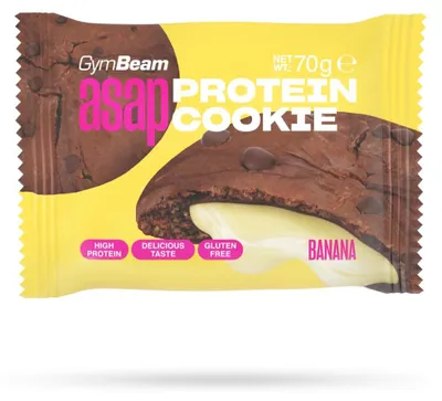Produktbild von GymBeam - ASAP Protein Cookie, 70 g, Banane