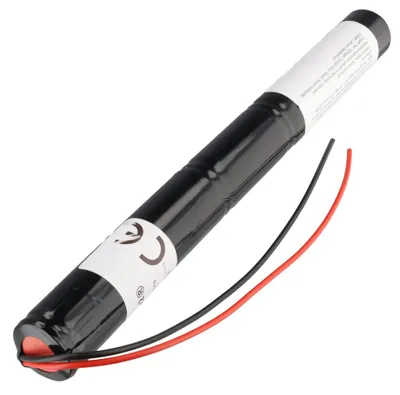 Zdjęcie produktu dla Akumulator do oświetlenia awaryjnego NiMH 6 V, 2500 mAh, L1x5 Baby C z przewodem o długości 200 mm, zastępuje akumulator 6 V
