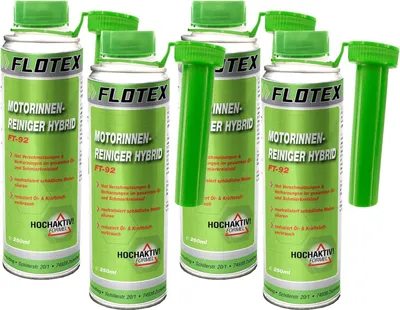 Produktbild von Flotex Motorinnenreiniger 4xHybrid 250ml Additiv Motor Innenreiniger Hybridmotor