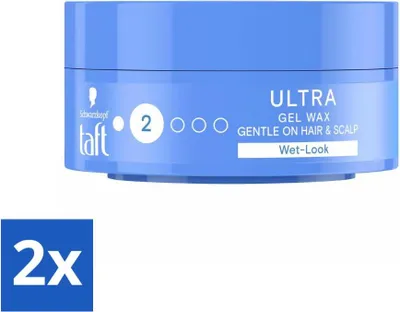 Produktbild von Taft - Ultra 2 - Gelwachs - Wetlook - 75 ml - Vorteilspack - 2 Stücke