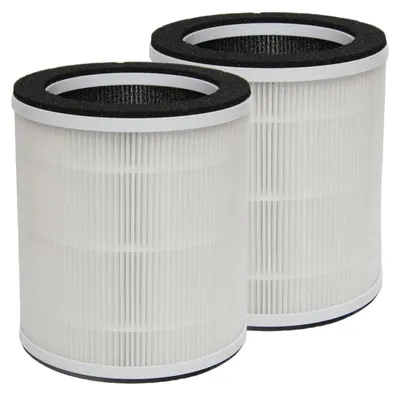 Zdjęcie produktu dla Filtr zamienny do oczyszczacza powietrza z filtrem HEPA H13 i węglem aktywnym, zestaw 2 sztuki
