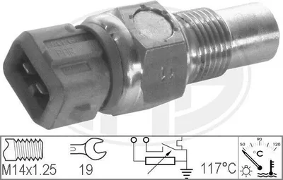Produktbild von ERA Kühlmitteltemperatursensor 330154 passend für PEUGEOT 206 Schrägheck (2A/C)