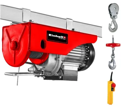 Image de Palan électrique – TC-EH 250 – Capacité 250 kg – Câble acier 11,5 m