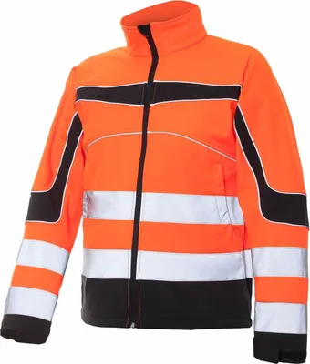 Produktbild von Arbeitsjacke Softshell Wasserdicht Winterjacke Warnjacke (SOFT-URGNEO) Gr. L, orange