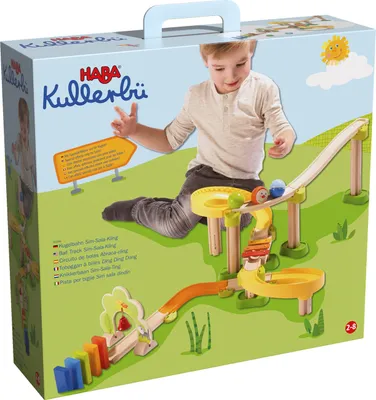 HABA Set Holz Murmeln Kullerbü und Erweiterungen Sim-Sala-Kling