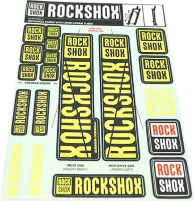 Immagine prodotto di RockShox Set Decor Rockshox 35 Mm Giallo 2018+