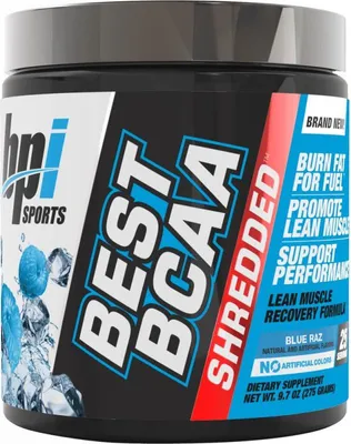Produktbild von BPI Sports Best BCAA Shredded (25 serv) Blue Raz - Aminosäuren - BCAA