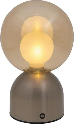 Produktbild von Luxus - Touch-Tischlampe - Lina - Silber - H23 x Ø15