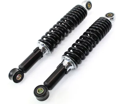Produktbild von Tieferlegungs-Set 2 Paar Stoßdämpfer Federbeine  280mm + 310mm hydraulisch 5-fach verstellbar Tuning Simson Schwalbe Spatz Star Habicht Sperber