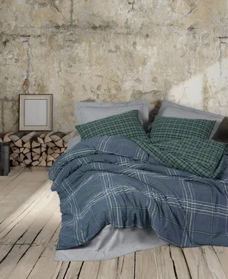 Produktbild von L'Essentiel Linge de Maison, Isola - Blue, Blau, Einzel-XXL-Bettbezug-Set (DE), 50 % BAUMWOLLE / 50 % POLYESTER, 155 x 220 cm