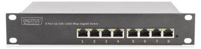 Image de Digitus DN-80114-1 DIGITUS 10" Switch  8-Port Gigabit Ethernet Unmanaged