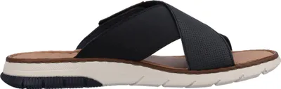 Produktbild von Rieker Herren Pantolette Klettverschluss Clog 25283, Größe:43 EU, Farbe:Blau