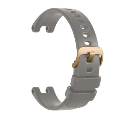 Produktbild von Uhrenarmband Flexibel Einfacher Einbau Silikon 14mm Armband Uhrenarmband Ersatz für Garmin LilY-Antikes Messing