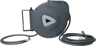 Produktbild von Clanmacy Schlauchtrommel 30m Schlauchaufroller automatisch 18bar Wand-Schlauchbox mit Anschluss und Einzug-Automatik flexibler Wandhalterung Druckluftschlauch