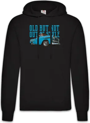 Produktbild von Urban Backwoods American Pickup, Herren Hoodie, Farbe: Schwarz, Größe: XL