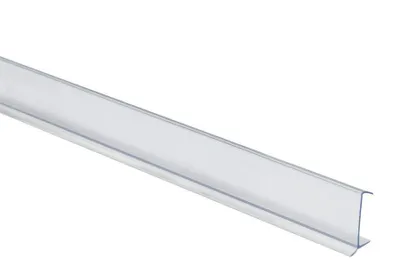 Obrázek produktu pro Walteco Těsnící soklová lišta 2000mm, 16-19mm, plast, transparentní