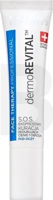 Produktbild von Eveline Face Therapy DermoRevital S.O.S. Express Treatment aufhellende Augencreme für Unregelmäßigkeiten der Haut 15 ml