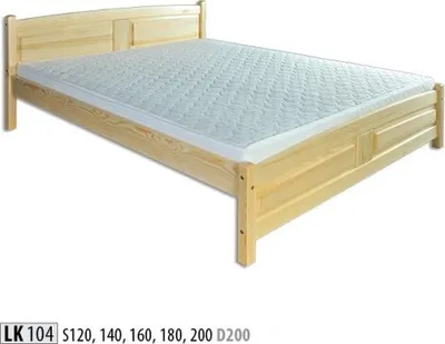 Immagine prodotto di Letto 200x200cm letto in legno massiccio struttura letto matrimoniale in legno massiccio