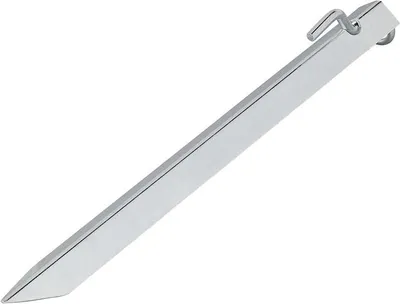 Immagine prodotto di Picchetto per cinghia antitempesta, gancio e occhiello in acciaio zincato da 38 cm