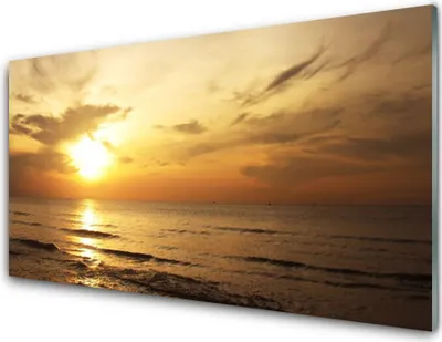 Produktbild von Acrylglasbilder 100x50 Wandbild Druck Meer Landschaft