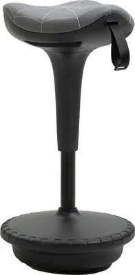 Immagine prodotto di Sgabello ergonomico girevole, altezza regolabile 65,5-83,5 cm, grigio