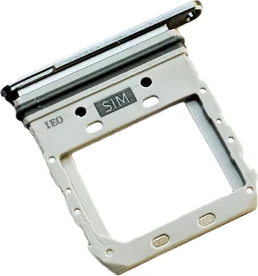 Produktbild von Simkartenhalter (Nano-SIM) für Samsung Galaxy S10 5G (SM-G977B), Original Ersatzteil, Silberfarben