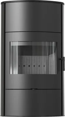 Produktbild von Kaminofen aus stahl KRATKI AB/S/2/ROLLO Hoch Ø 150 10 kW schwarz Verkleidung