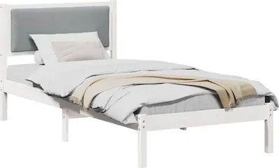 Immagine prodotto di Struttura del letto Grigio chiaro 90 x 190 cm Pino massello