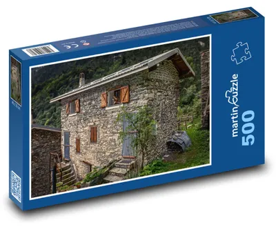 Obrázek produktu pro Puzzle 500 Kamenný dům v Itálii - martinpuzzle