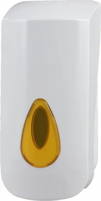Produktbild von PlastiQline Seifenspender - 2000 ml - weiß - Kunststoff - Wandspender