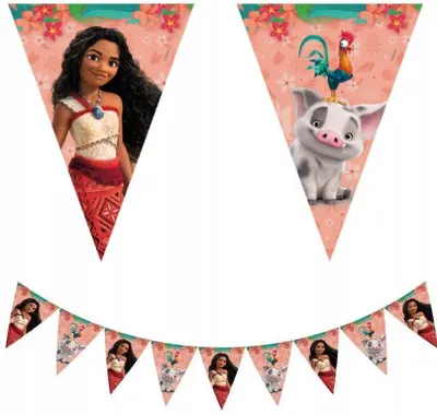 Image de Wimpergirlande Vaiana 2 -